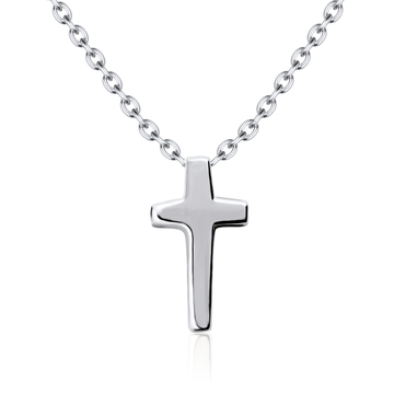 Cross Shaped Silver Necklace SPE-3246